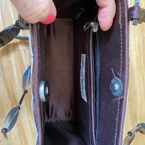 Mad Bags mother of pearl handbag purse - Picture 7 of 16